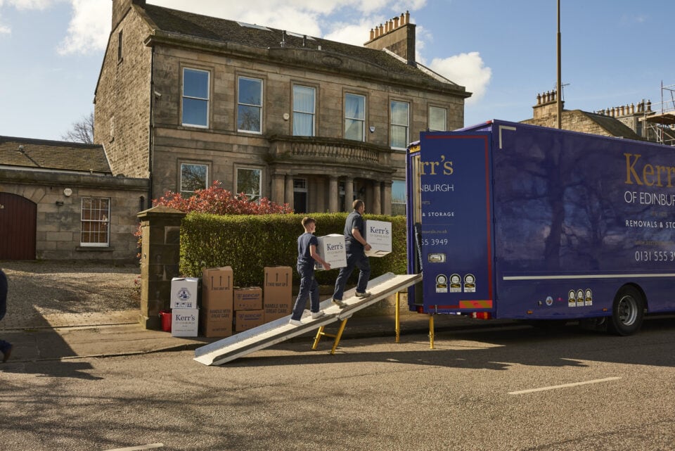Long distance removals - Kerr's professional vehicle ready for UK-wide moves