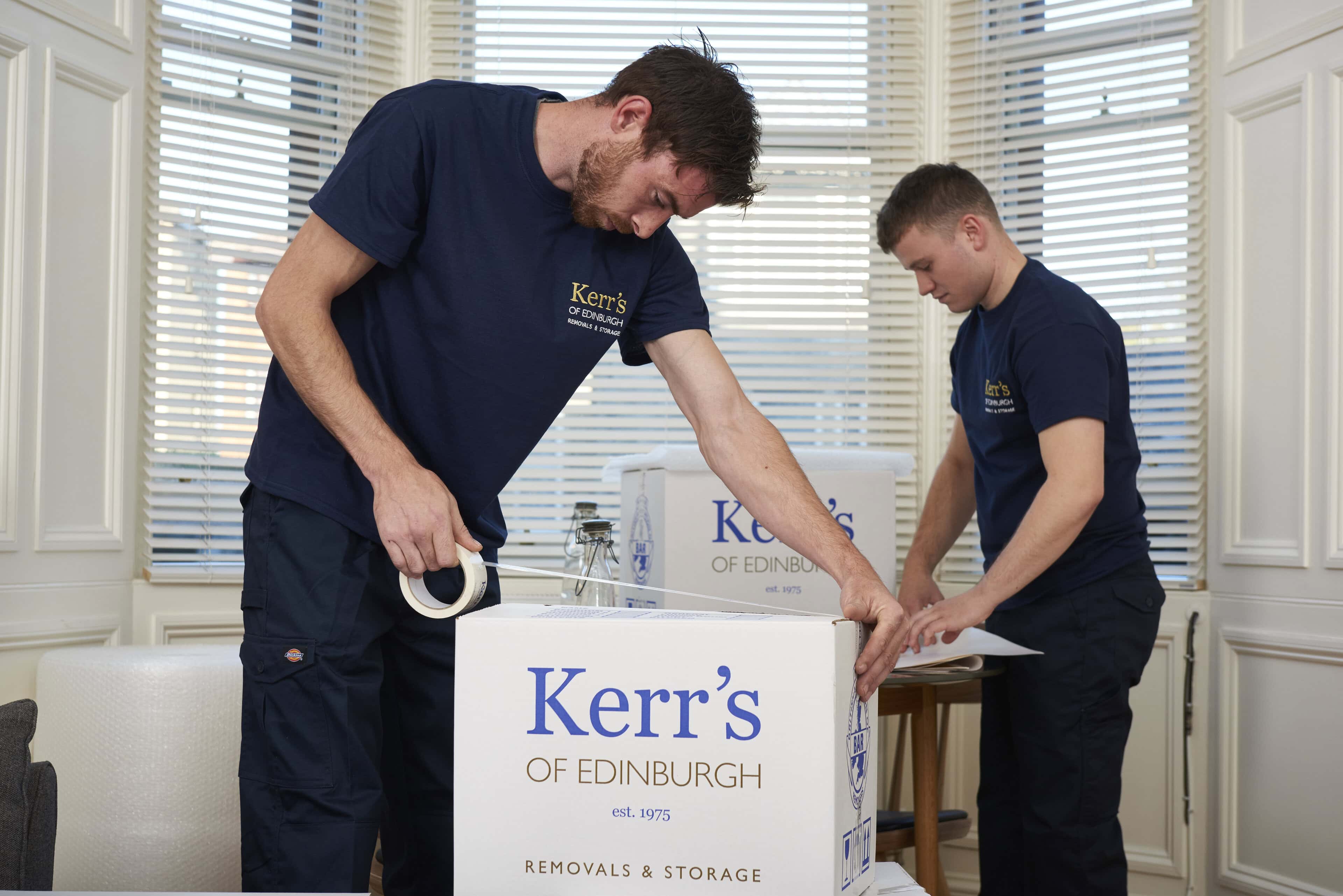 Kerr's removal team providing professional services in Edinburgh