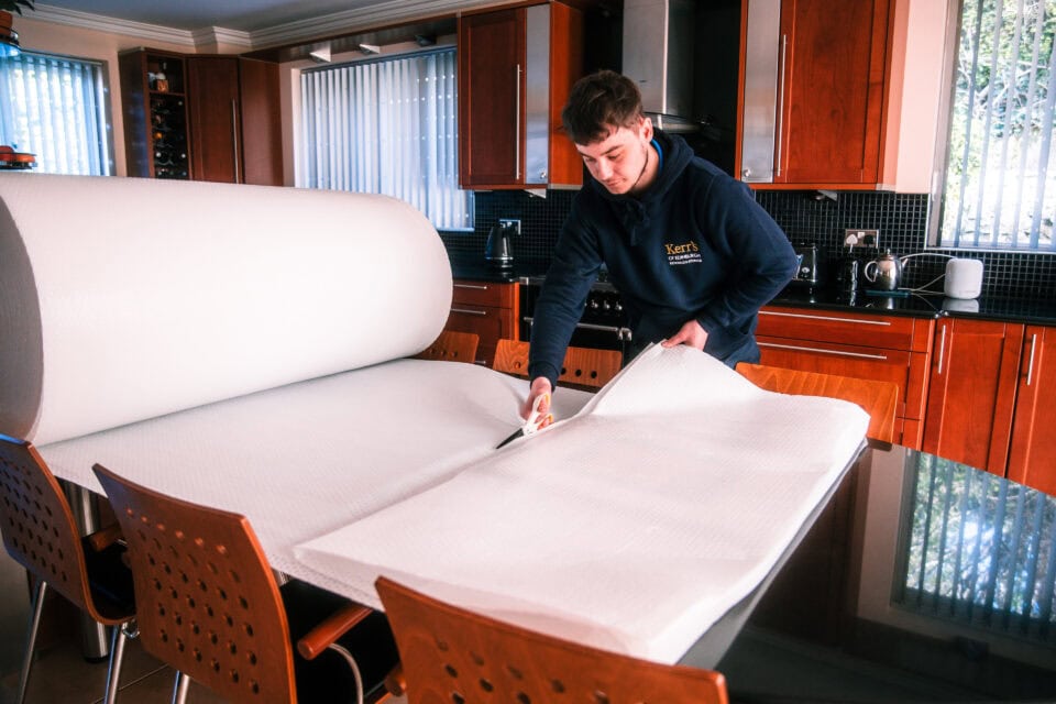 Packing service Edinburgh - Kerr's professional team preparing belongings for safe transport