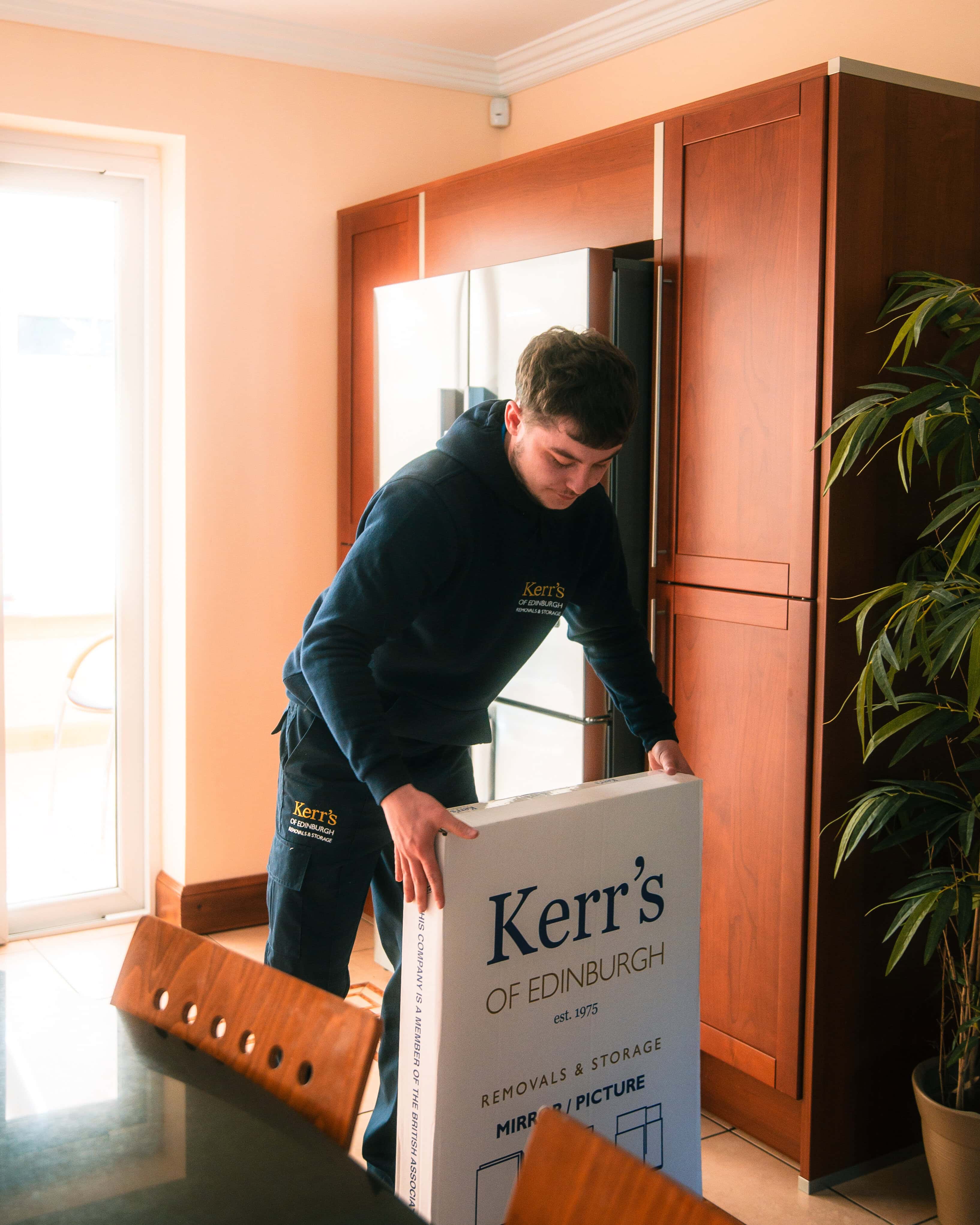 Kerr's removal team providing professional services in Edinburgh