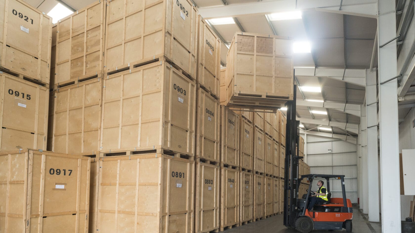 Kerr's storage depot with depot facilities in Edinburgh